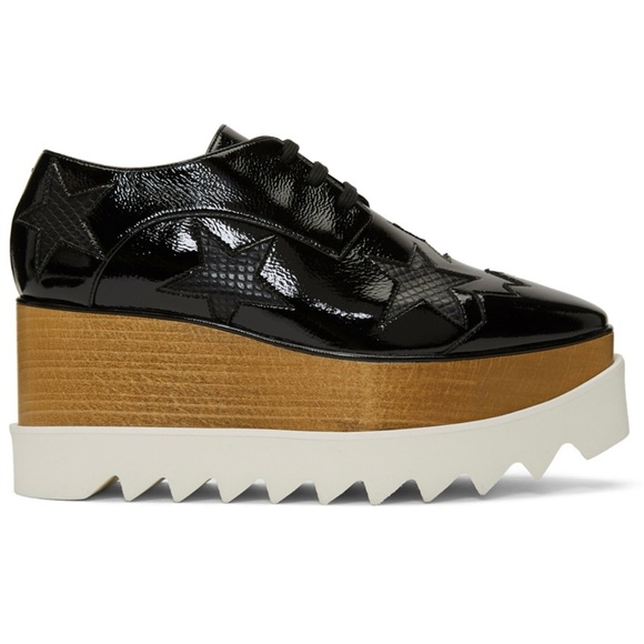 Excellent condition Stella McCartney Elyse Derby Platform Shoes - Picture 2 of 8